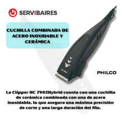 Cortadora De Pelo Philco Hc7902pp Ergonomica