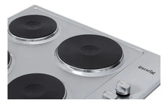Anafe Eléctrico Empotrable Escorial Ae58 Hot Plate 60cm Plateado