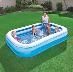 Pileta Rectangular Bestway 54006 262 X 175 X 51 Cm De 778lts Azul/blanco