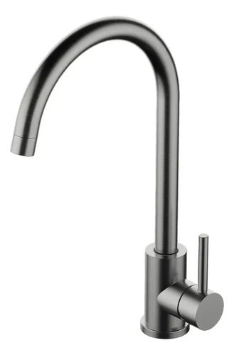 Griferia Cocina Fv Inox One 411.04/i1 Monocomando Pico Movil