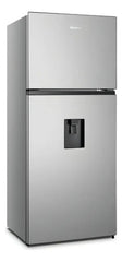 Heladera Inverter Hisense Con Freezer No Frost 379l Con Dispenser De Agua Gris