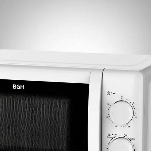 Microondas Mecánico Bgh Quick Chef B120m20i 20l 6 Nivel 700w
