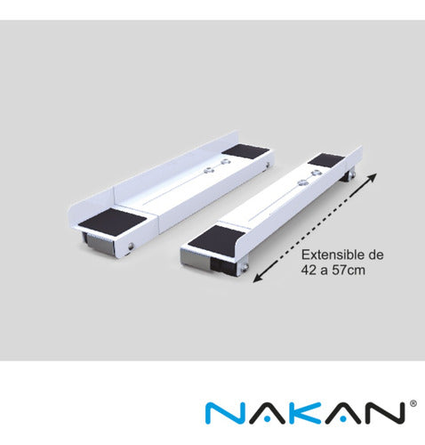 Soporte Carrito Extensión Heladeras Lavarropas Nakan 800 Cts Blanco