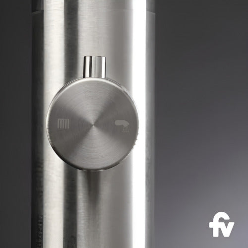 Griferia Ducha Para Exterior Fv 0320.01-ai Arena Acero Inox