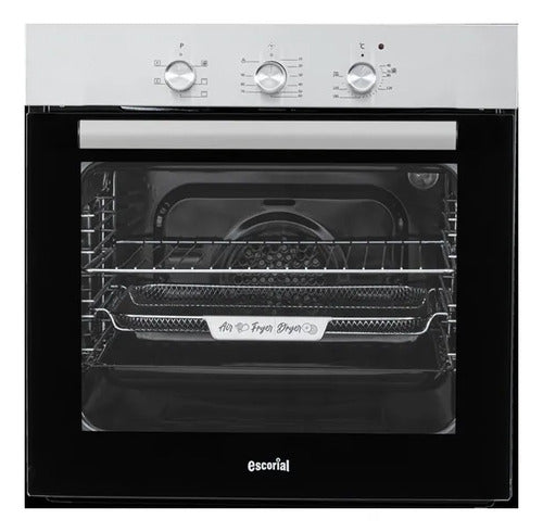 Horno De Empotrar Electrico Escorial He-60 Conveccion 60lts Gris