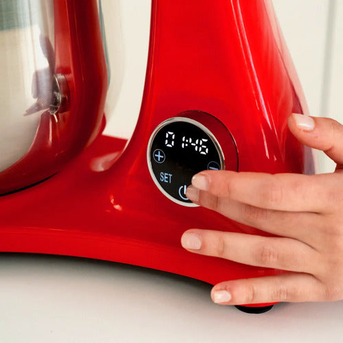 Batidora Planetaria De Pie Pastalinda Cucina 10 Vel 8l 1200w Rojo 50