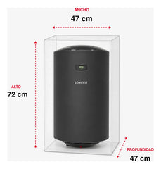 Termotanque Eléctrico Longvie Tep60d De 60l Alta Recup 3000w Grafito