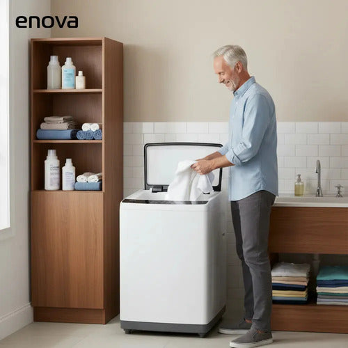 Lavarropas Carga Superior Automático Enova Le08s10bll 8kg Blanco