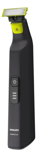 Afeitadora Philips Oneblade Pro Qp6532/10 - Peine Ajustable Con 12 Longitudes, 90 Min De Uso Continuo Y 100% A Prueba De Agua Negro