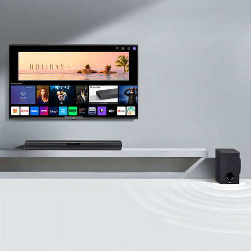 Barra De Sonido LG Sqc1 160w Sonido Envolvente Dolby Digital Negro