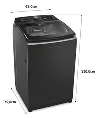 Lavarropas De Carga Superior Whirlpool Wwh10at Titanio 10kg