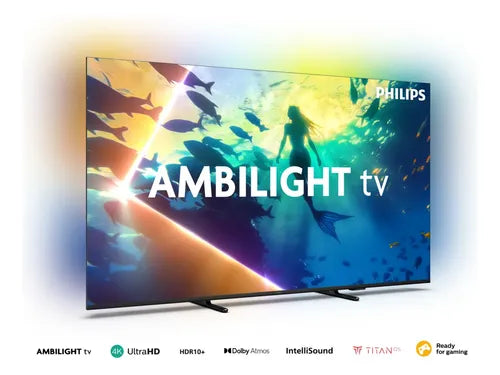 Smart Tv Led Philips 75 Ambilight 4k 75pud8100/77 Titan Os Wifi Bt
