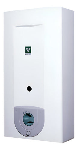 Calefón Volcan 315brv 14l Gas Natural Tiro Natural Tio Musa Blanco Gn