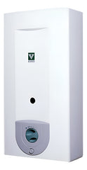 Calefón Volcan 315brv 14l Gas Natural Tiro Natural Tio Musa Blanco Gn