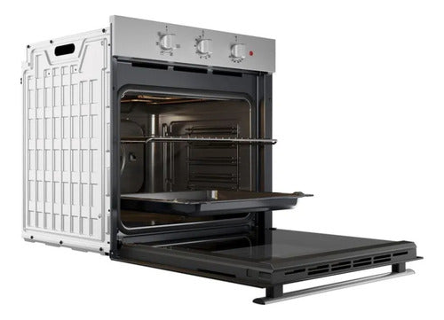Horno Empotrable Eléctrico Whirlpool Wob71as Inox 71l Gris