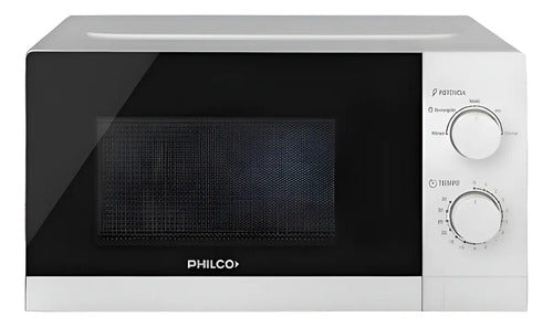 Microondas Philco Wphrw20uatm 20l Blanco 5 Niveles 700w Cs