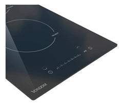 Anafe Eléctrico Empotrable Vitrocerámico Vondom C2906b Negro