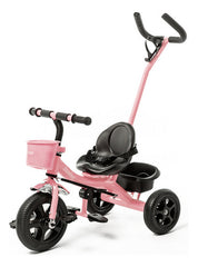 Triciclo Con Manija & Canasto Rosa Sl 1701 - Bebesit