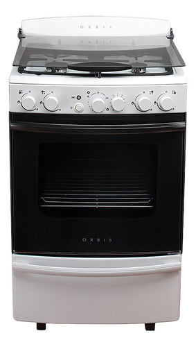 Cocina Orbis 978bc4 Luz Y Enc Electronico Termostato Grill Color Blanco