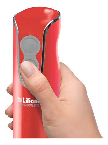 Mixer Liliana Rainbow Mix Ah102r Rojo 450w