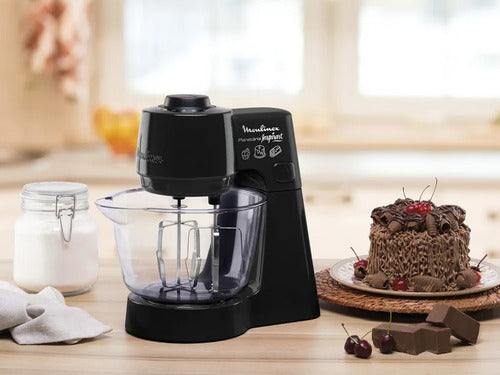 Batidora Planetaria Moulinex Qa710858 De 5 Velocidades Negro