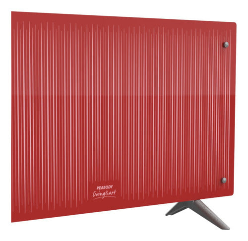 Calefactor Eléctrico Vitroconvector Plano Peabody Pe-vc20rr 2000w Color Rojo