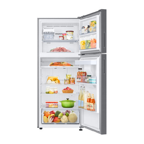 Heladera Samsung Rt38cg6720s9 Inverter 384 L Inox Dispenser Plateado