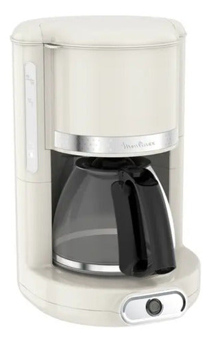 Cafetera De Filtro Moulinex Soleil Fg381a10 1,25l Color Marfil Blanco