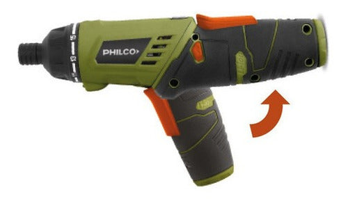 Atornillador Inalámbrico Philco Di331p Accesorios Linterna M Color Gris