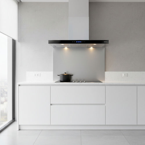 Campana Extracción Purificador Drean Crdr90ia Acero 90cm Gris