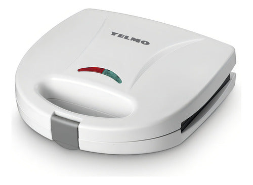 Sandwichera Yelmo Sw1800 Para 4 Porciones 700 Watts Color Blanco