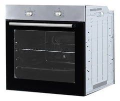 Horno De Empotrar A Gas Escorial He-60 Conveccion 60lts Negro