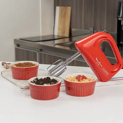 Batidora De Mano Moulinex Hm1535a0facilita Plus Roja Rojo 50 Hz X 60 Hz
