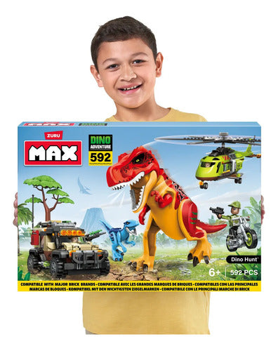 Bloques Construcción Zuru Max Dino Adventure De 592 Piezas 592 Dinosaurios