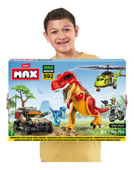 Bloques Construcción Zuru Max Dino Adventure De 592 Piezas 592 Dinosaurios