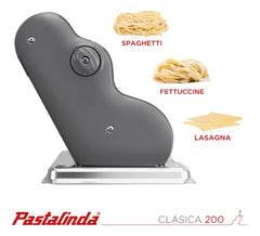 Máquina de Pasta Pastalinda Clásica 200 Gris Acero Inoxidable