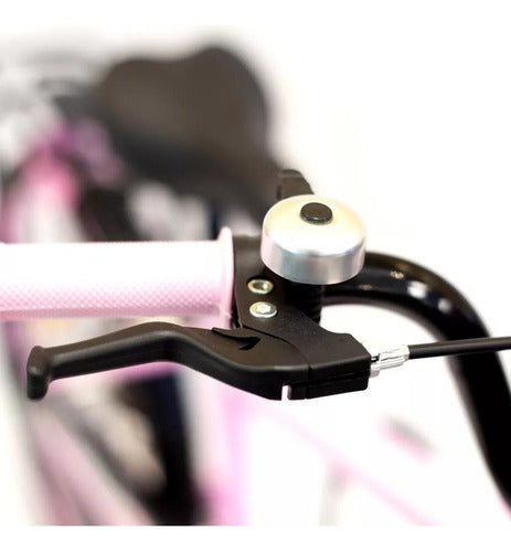 Bicicleta Infantil Randers Rodado 20 Bke221f Rosa Canasto Cs Rosa 20