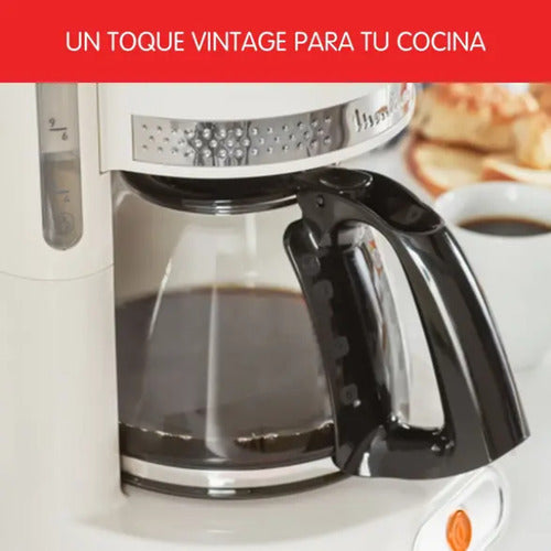 Cafetera De Filtro Moulinex Soleil Fg381a10 1,25l Color Marfil Blanco