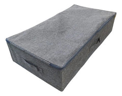 Organizador Con Tapa Guarda Ropa Almacenamiento Vivendi Gris