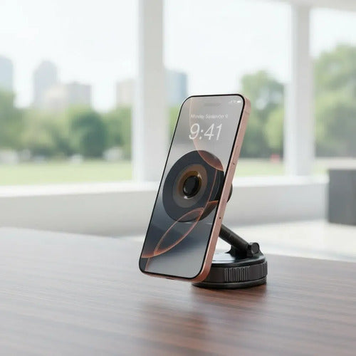 Soporte Magnético Para Celular Onebox De Tablero Con Rotación 360° Negro
