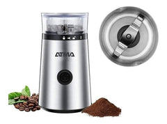 Molinillo De Cafe Eléctrico Atma Mc8141n Acero Inox 150w