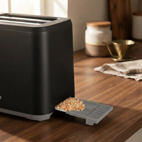 Tostadora De 2 Rebanadas Philco To20bpn 7 Niveles 700w Negro