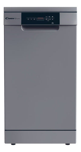 Lavavajillas Candy Cdph2d1047s-12 10 Cubiertos Silver Gris