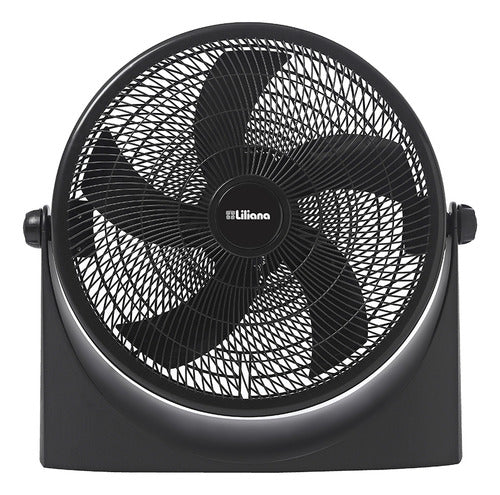Turboventilador Reclinable Liliana Vtf20p Con 5 Aspas 50.8 Cm Negro Plástico 5