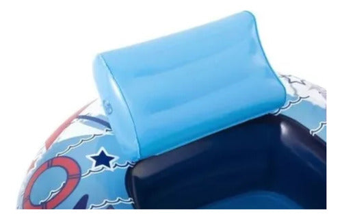 Flotador Bote Para Niños Fondo Del Mar Bestway 34126 Celeste Celeste