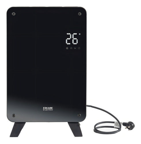 Calefactor Eléctrico Eskabe Fd2t 1800w Termostato Display Cc Color Negro