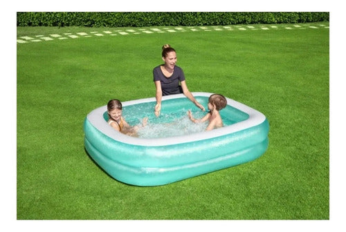 Pileta Inflable Bestway 450l Rectangular 200x150x50 Cm Azul