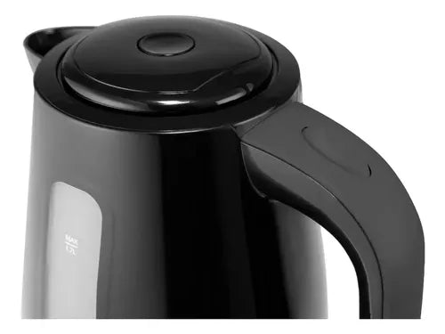 Pava Eléctrica Atma Pe1821nap 1.7lts Selector De Temperatura Negro