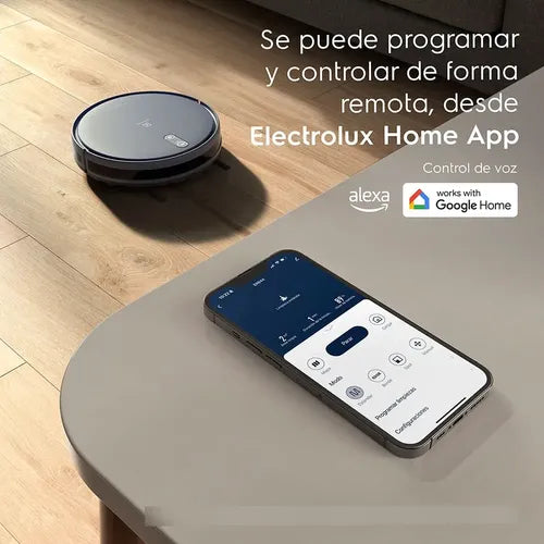 Aspiradora Robot Electrolux 4 En 1 Wi-fi Azul Erb44 Azul Oscuro