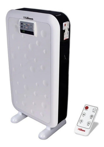 Calefactor Eléctrico Liliana Tcv110d Con Termostato 2200w Blanco/negro